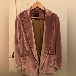 Wildfang Pink Velvet ‘Empower’ Blazer